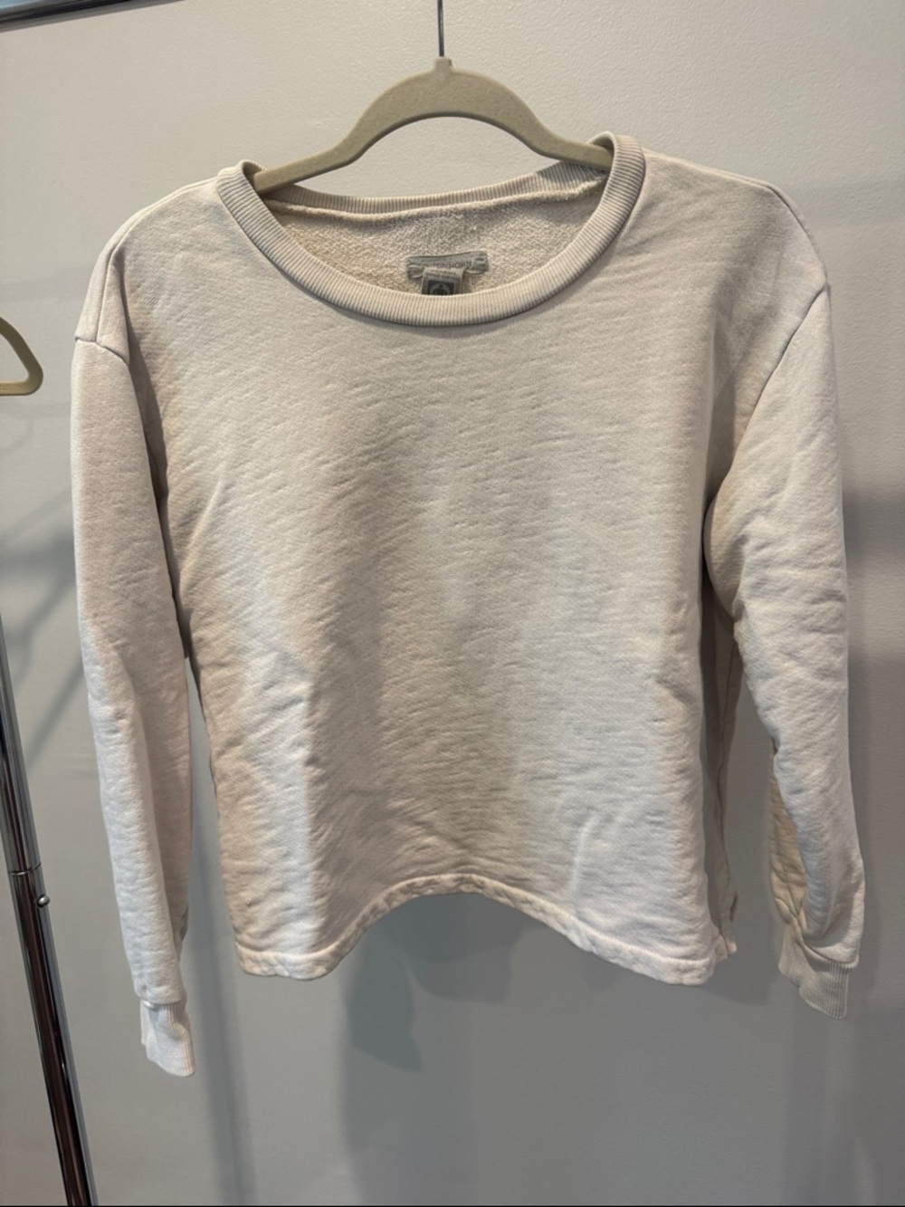 Outerknown Cream Crewneck Sweatshirt